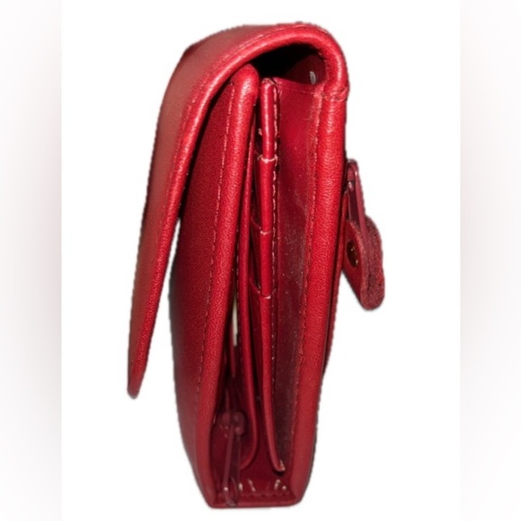 NWT Vintage Etienne Aigner Classic Personal Assets Leather WalletRed - Picture 14 of 16